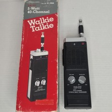 Vintage Realistic TRC-217 5 Watt 40 Channel CB Transceiver Walkie Talkie For Par
