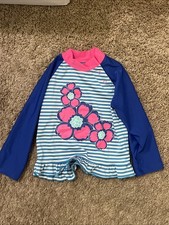 COOLIBAR - Toddler - Floral Swim Top Size 12-18 months Upf 50