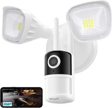 ieGeek Outdoor Home 5MP Floodlight Camera,5G/2.4G WiFi Wired Flood Light Cam
