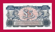 GREAT BRITAIN UK 5 POUNDS 1958 BRITISH ARMED FORCES VOUCHER - 2nd Series (P-M23)