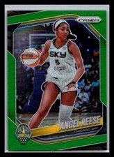 2025 Panini Prizm WNBA #92 Angel Reese Green Prizms