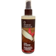 Desert Essence Coconut Hair Defrizzer & Heat Protector 8.5 fl oz Spray