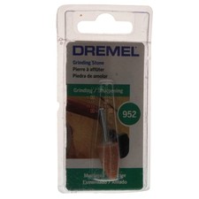 Dremel 2615000952 3/8" Cone Aluminum Oxide Grinding / Sharpening Stone