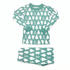 Hanna Andersson Organic Cotton Pajamas Unisex 5 Christmas Trees Holiday Cozy