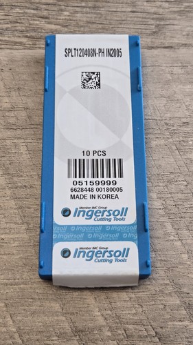 (10 Stück) INGERSOLL 05159999 Hartmetall Bohreinsätze SPLT120408N-PH IN2005 - Bild 2 von 3