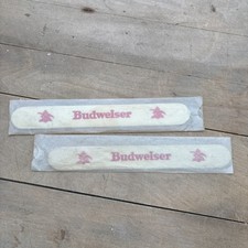 Vintage 1950s Budweiser Foam Scraper Breweriana Celluloid Lot Of 2 New Old Stock