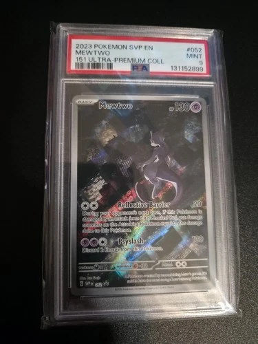 Pokémon Mewtwo #052 SVP Scarlet & Violet Promo Holo PSA 9 2023 Card