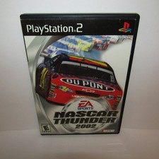 Nascar Thunder 2002 Sony PlayStation 2 PS2 Video Game with Manual Tested Working