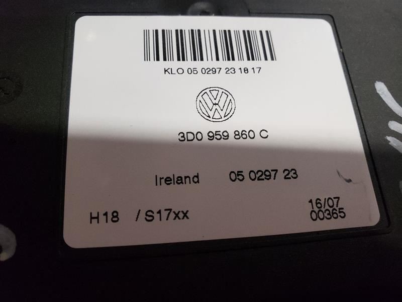 Bentley Continental Flying Spur 06-10 Rear Seat Control Module OEM 07 08