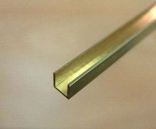 Albion Alloys Brass U Channel 305mm Length