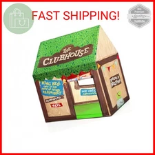 SweHouse Kids Play Tent Indoor: Clubhouse Tent for Kids with Roll-up Door and Wi