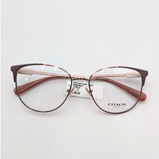 Coach HC5148 Rose Gold 54-17-140 Women  s Oval Eyeglasses with Demo Lenses