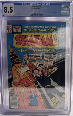  DC Comics Shazam 28 CGC 8.5 White Pages 1st modern appearance of Black Adam 