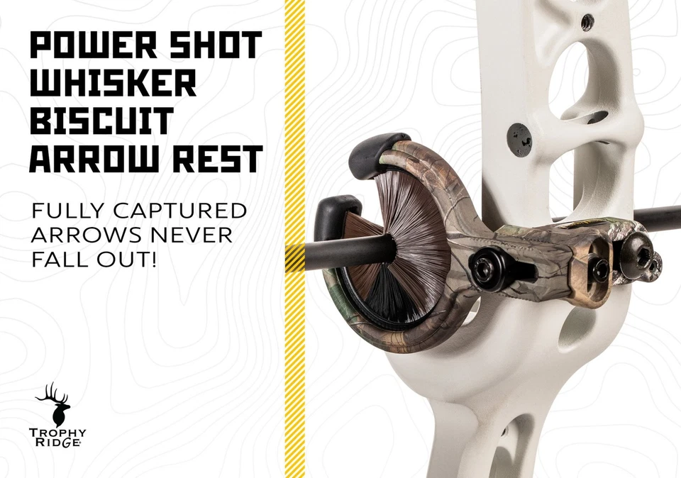 Whisker Biscuit Original Archery Arrow Rest, Ambidextrous, Medium, Camo - Image 2 of 4