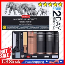 Drawing Sketching Pencil Set, 42 Pack Pro Art Pencil Kit with Graphite Pencil***