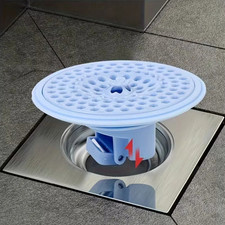 1pc Plastic Floor Drain Cover Anti Odor Hair Catcher Bathroom Strainer - NEW