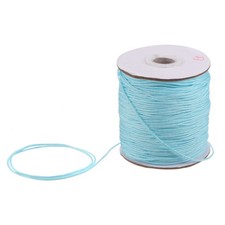 1.5mm Nylon Satin Cord 150 Yards Bracelet String Beading Thread, Sky Blue
