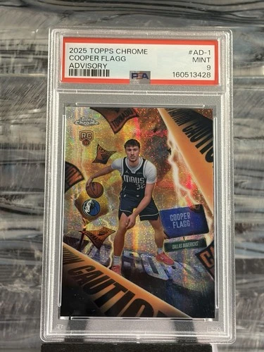 2025 Topps Chrome Cooper Flagg Base (PSA 9)
