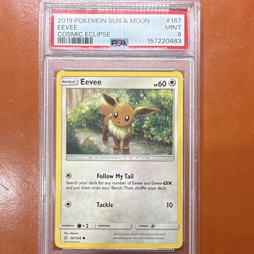 Eevee graded PSA 9 for sale on eBay