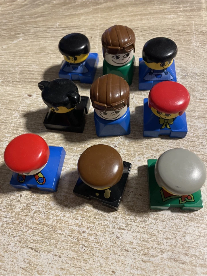 Lego Duplo Figuren Menschen Set 9 Stück Alt Vintage gebraucht - Bild 2 von 4