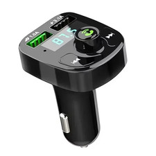 Bluetooth 5.0 LED MP3 Car Bluetooth FM Audio Receiver Hands-Free Transmitter 2.1