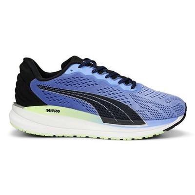 PUMA Magnify Nitro Surge Running  Womens Blue, Purple Sneakers Athletic Shoes 37