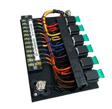 Race Car Fuse/ Relay Panel Block 6 Way LS Swap Custom Universal Drag Harness LSX
