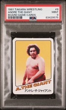 1981 Andre The Giant  PSA 9 POP 2 Takara Japanese Wrestling Game Card #8