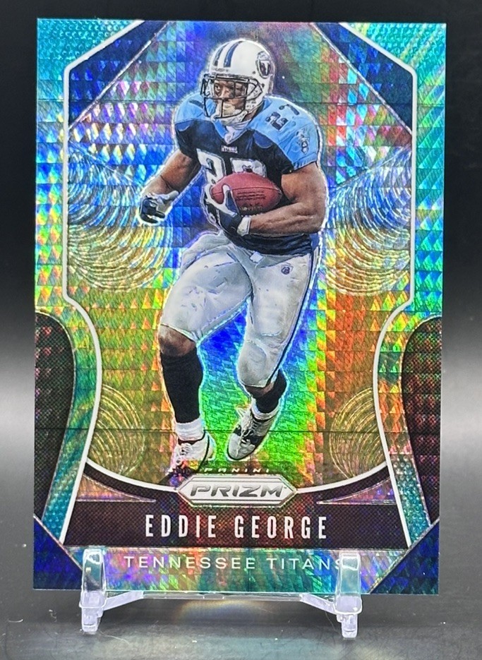 Eddie George 2019 Panini Prizm Hyper Prizm /175 282 Titans