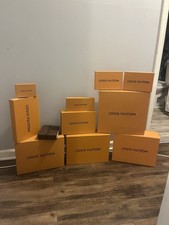 Louis Vuitton Orange Gift Boxes Lot of 11, Empty