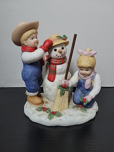 Home Interiors Denim Days #56072 Holiday Time Pupazzo di neve Debbie Danny