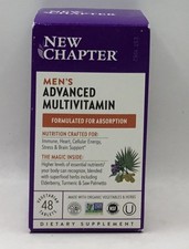 New Chapter Men  s Advanced Multivitamin 48 ct Tablets EXP 4/26