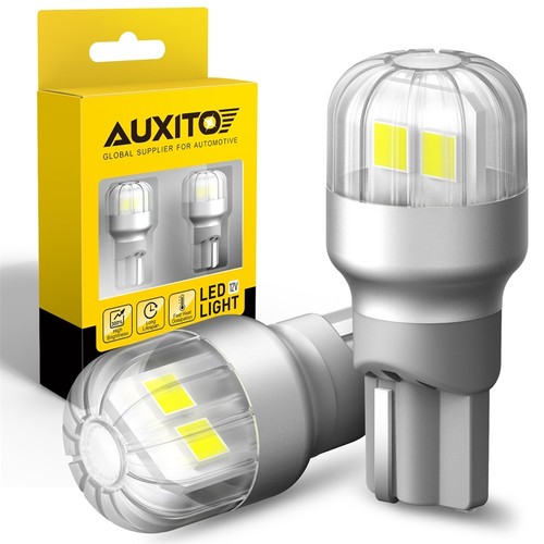 AUXITO Upgraded 912 921 LED Bulb Reverse Lights, Backup Light Bulbs for Car, 500% Higher Brightness 6000K White, Mini Size Non-polarity Canbus Error Free T15 906 W16W Bulb, Pack of 2