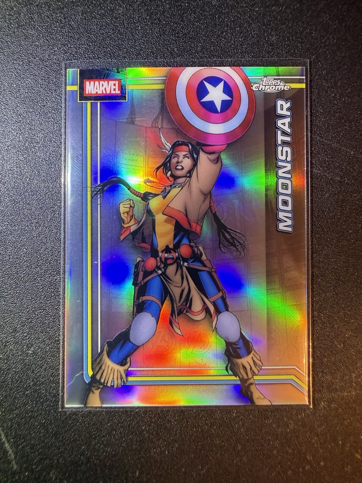 2026 Topps Chrome Marvel Comics MOONSTAR #082 Refractor