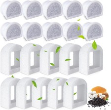 20 Pcs Cat Water Fountain Filters Replacment Compatible with Petsafe Drinkwell F