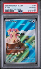 Audino 151/086 Sv: Black Bolt Holo illustration rare Psa 10 
