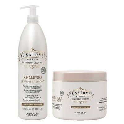 ALFAPARF MILANO Salon Kit Glorious Shampoo 1000ml + Mask 500ml