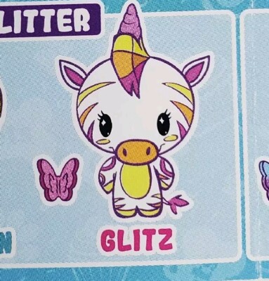 Gummi Pop Surprise Unicorn Pets Ultra Rare Glitter Glitz Figure