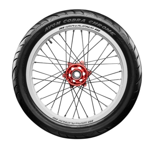 Avon Cobra Chrome AV91 130/70 B18 69H Blackwall Front Tire Touring Harley - Picture 2 of 4
