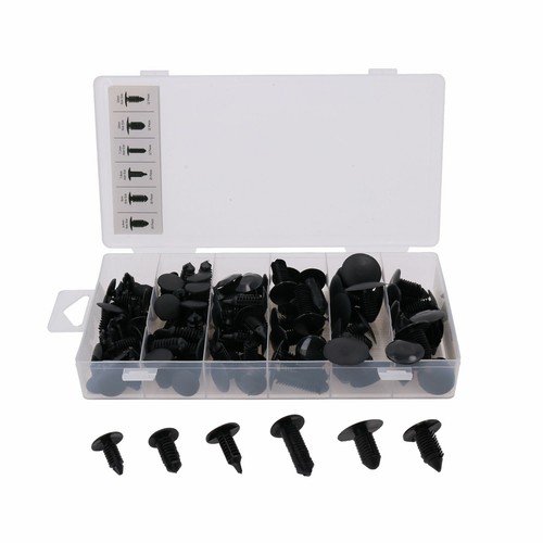 Fir Tree Fixing Clip Assortment fasteners Car Body Trim Bumpers Panels 96pc - Picture 2 of 6