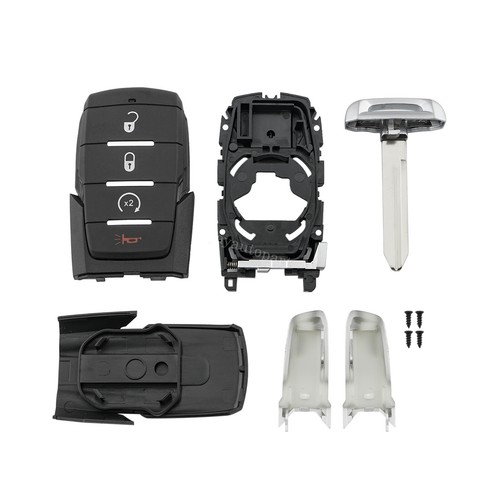 For 2019 2020 2021 2022 Dodge Ram 1500 Smart Remote Car Key Fob Shell Case Cover - Picture 3 of 11