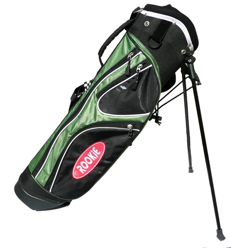 Kids Golf Clubs Childrens Golf Set Left Hand 7Pce Green 7-10yrs Golf Stand Bag - Picture 6 of 8
