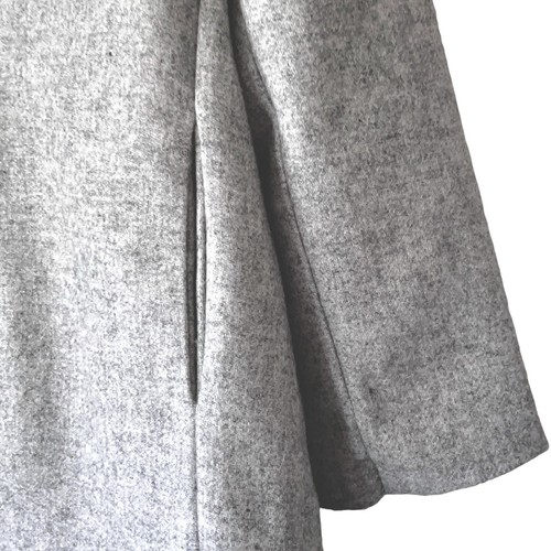 Bella Bliss Coat Girl’s Size 4 Grey Wool Blend Classic Formal Retro Pockets - Picture 3 of 11