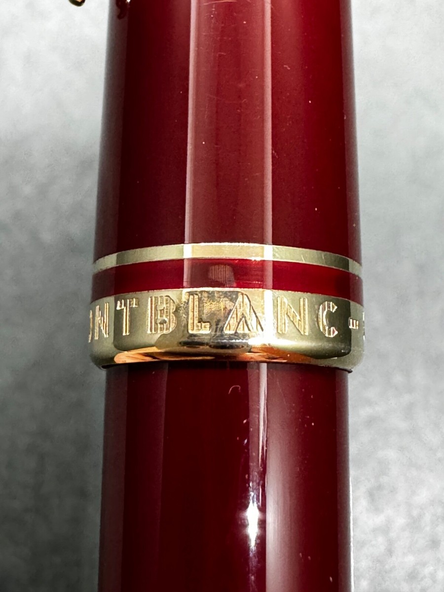 MONTBLANC GENERATION Burgundy Bordeaux GT Vintage Fountain Pen 14K