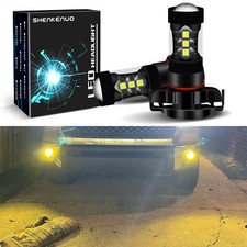 5202 Led Fog Light Bulbs Golden Yellow For Chevrolet Silverado 1500 2008-2015 2x
