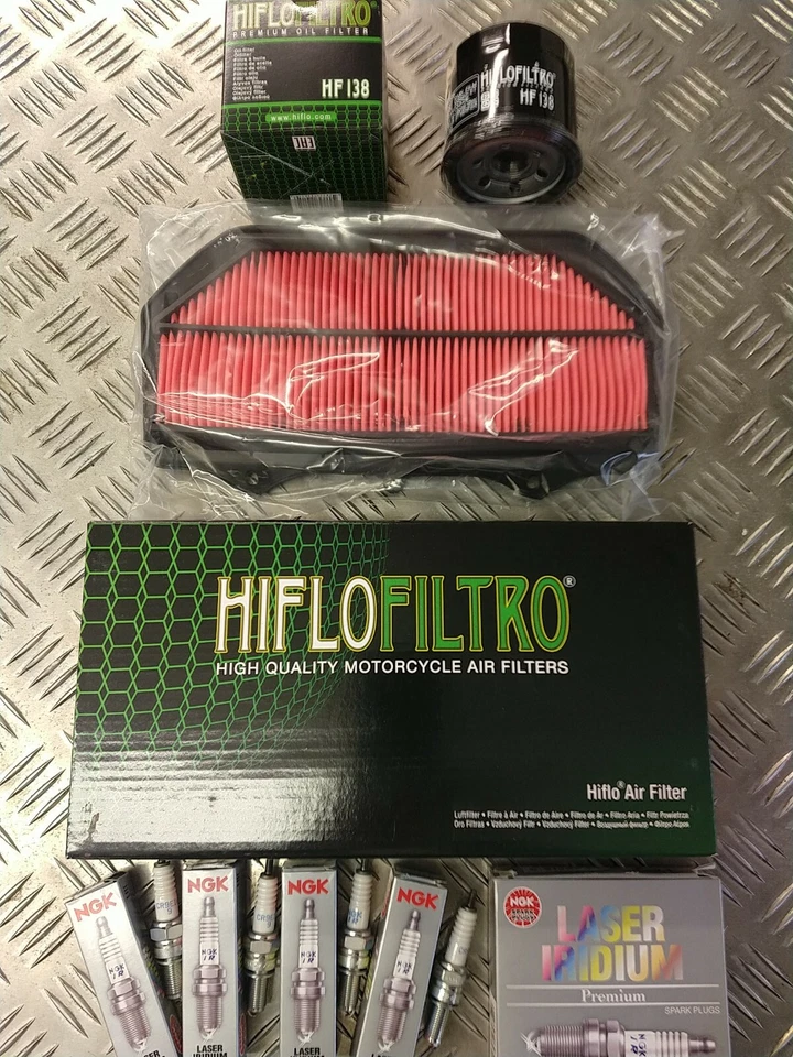 Suzuki GSXR 600 750 L1-L7 Service Kit, Air/Oil Filter, Iridium Plugs 2011-2017 - Image 1 of 4