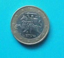 1 Euro M&uuml;nze Litauen 2015