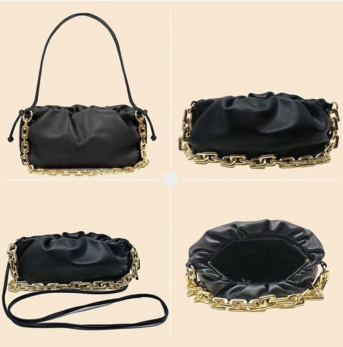 NEW Women Shell Handbag Shoulder Crossbody Bag Ladies PU Quilted Purse Tote Gift - 第 13/27 張圖片