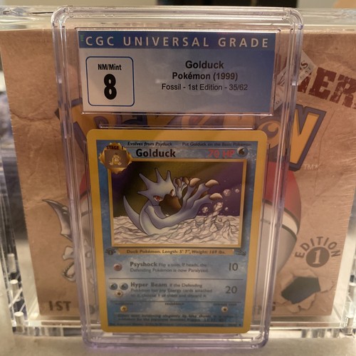 Golduck (1st Edition) graded CGC 8 for sale on eBay