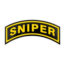 U.S. Army Sniper Large Bumper Sticker Military Vinyl Soldier Decal 5"